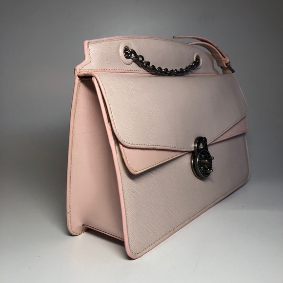 LuLio New Blush Pink Crossbody Saffiano Leather - Picture 3 of 8
